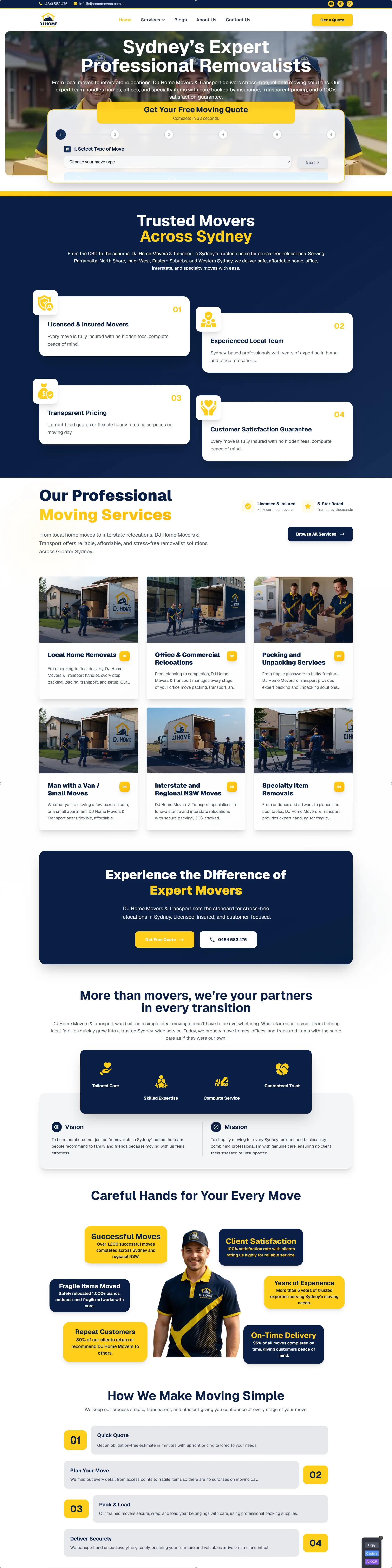 DJ Home Movers case study