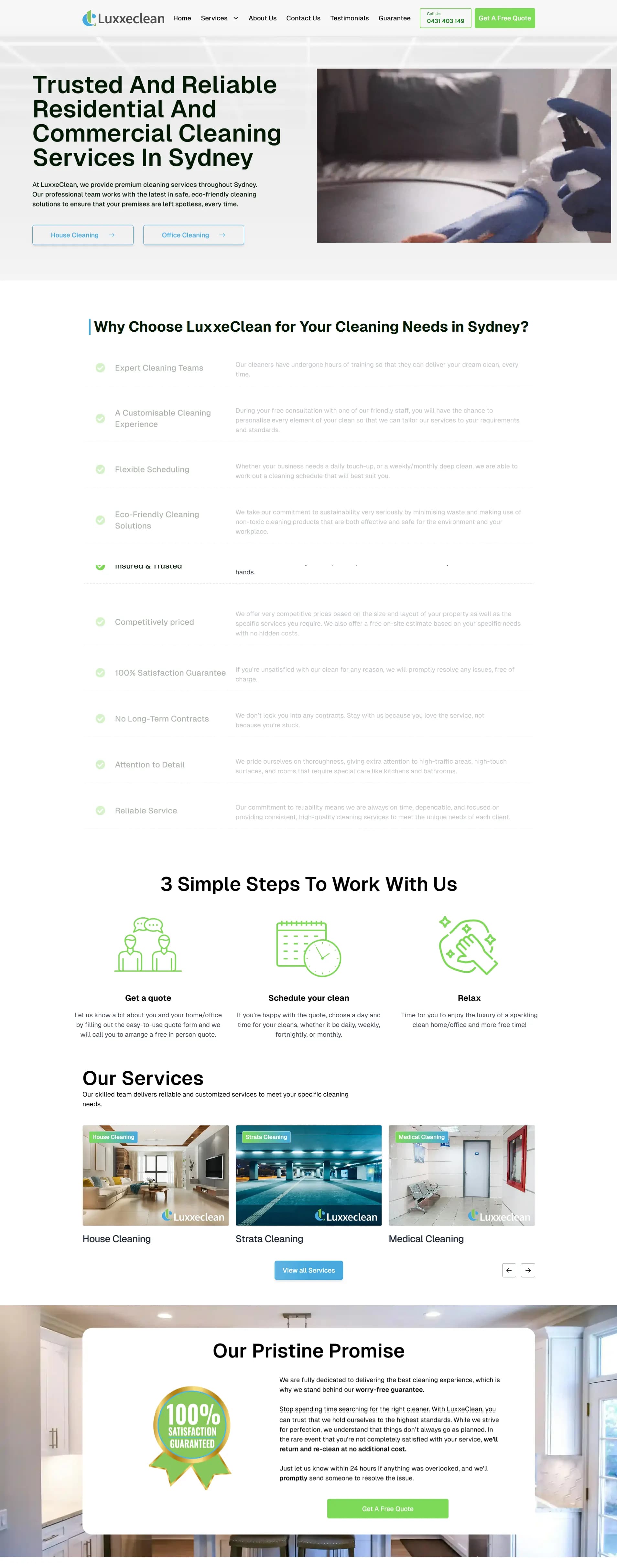 Luxxeclean case study